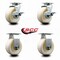 Service Caster 5 Inch Nylon Caster Set with Roller Bearings 2 Brakes 2 Rigid SCC SCC-20S520-NYR-TLB-2-R-2 - alternate 2